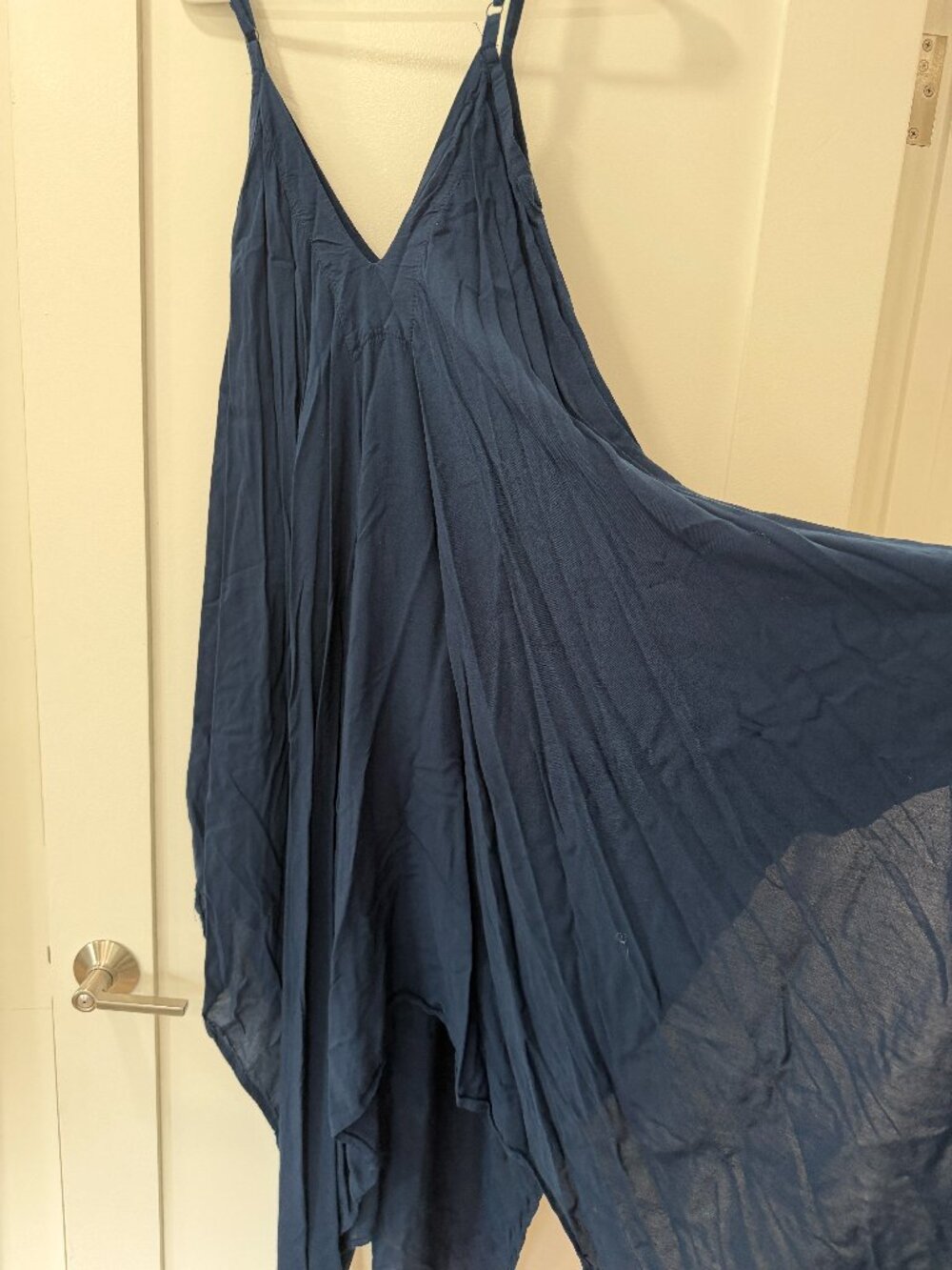 Navy dress - perfect to wear over swimsuit
